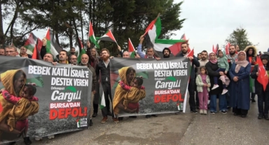 Gazze için Cargill önünde eylem yapıldı