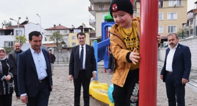 Harmancık'ın ilk parkı Osmangazi Belediyesi’nden