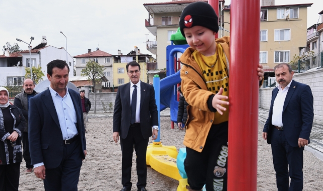 Harmancık'ın ilk parkı Osmangazi Belediyesi’nden