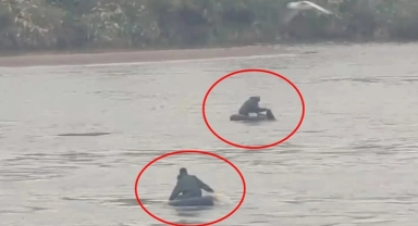 İki kız kardeş ele ele Dicle Nehri’ne atladı