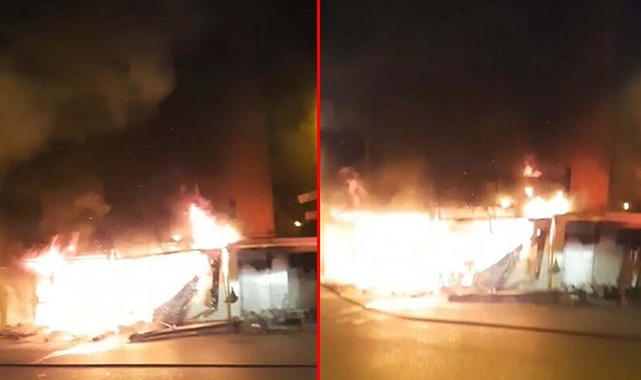 İş yeri küle döndü! Kundaklama iddiası gündemde