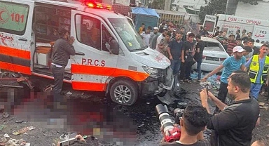 İsrail, ambulans konvoyu ve hastane girişini vurdu
