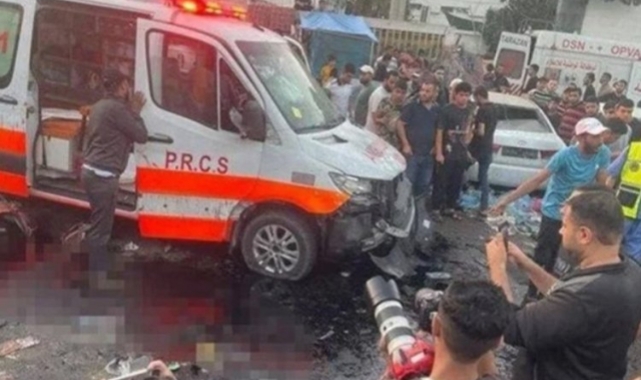 İsrail bu kez de Çocuk Hastanesi'ni vurdu!