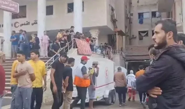 İsrail hastane bombalıyor: Çok sayıda yaralı var