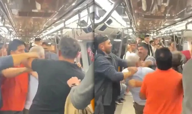 İstanbul metrosunda "Yüzüme tükürdün" kavgası