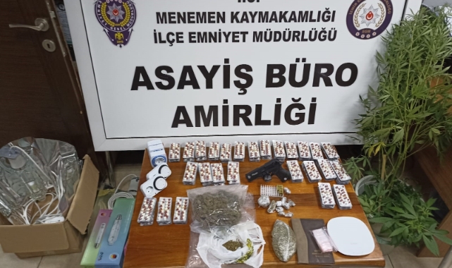 İzmir'de uyuşturucu imal edilen eve baskın: 1 tutuklama