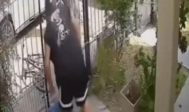 Jahrein hırsızı yakalayıp dövdü!