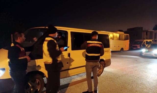 Jandarmadan Nusaybin'de asayiş uygulaması