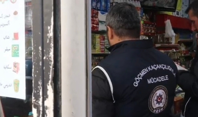 Kayseri'de 149 polis ile "düzensiz göç" uygulaması