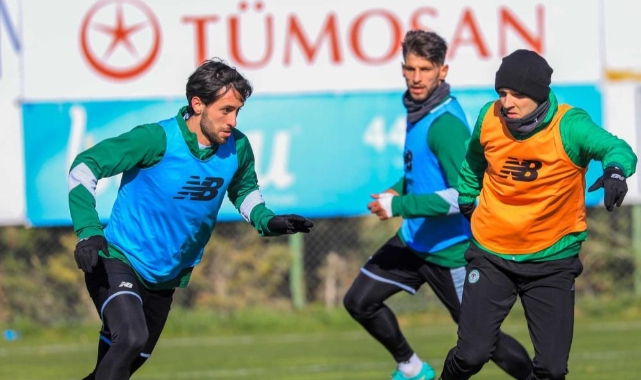 Konyaspor, Alanyaspor maçı hazırlıklarını sürdürdü