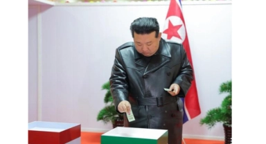 Kuzey Kore lideri Kim yerel seçimlerde oy kullandı