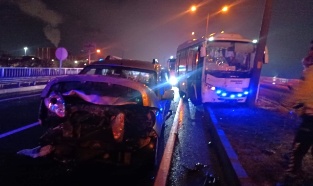 Manisa'da zincirleme kaza: 10 yaralı