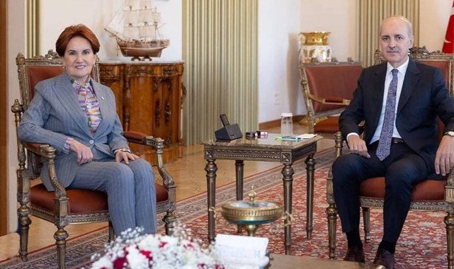 Meclis Başkanı Numan Kurtulmuş'tan Akşener'e ziyaret