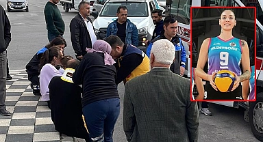 Milli voleybolcu Büşra Kılıçlı kaza yaptı: 2 yaralı