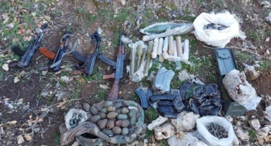 MSB: PKK'ya ait çok sayıda silah ele geçirildi