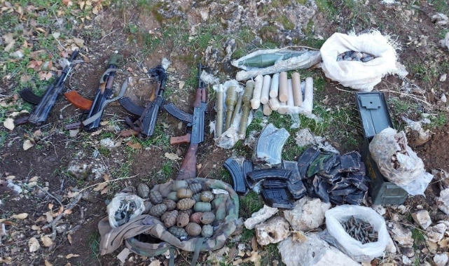 MSB: PKK'ya ait çok sayıda silah ele geçirildi
