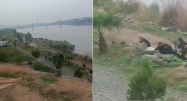 Nehre atlayan kardeşlerden biri kurtarıldı, diğeri aranıyor