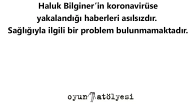Oyun Atölyesi'nden Haluk Bilginer'in sağlık durumuyla ilgili açıklama