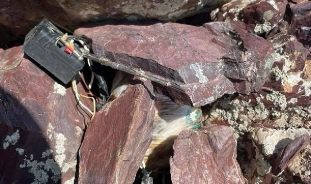 PKK'ya ait el yapımı patlayıcı imha edildi