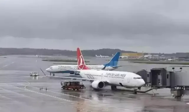 O havalimanında uçuşlar iptal!