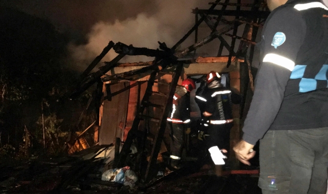 Sakarya’da korkutan yangın!