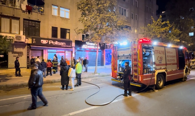 Samsun’da boyacıda yangın paniği