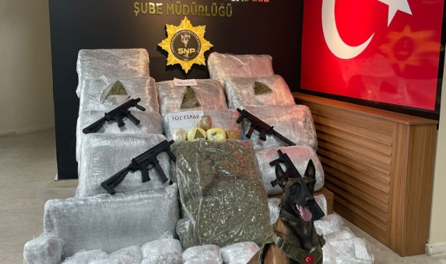 Şanlıurfa'da 170 kilo 700 gram skunk ele geçirildi