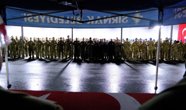 Şehit Piyade Üsteğmen Abdullah Köse için cenaze töreni düzenlendi