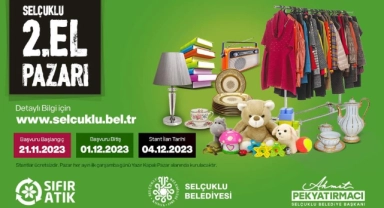 Selçuklu’ya 2. el pazarı geliyor