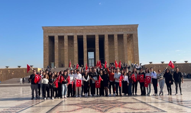 SOGEM gençleri Cumhuriyet’in 100’üncü yılında Anıtkabir’de