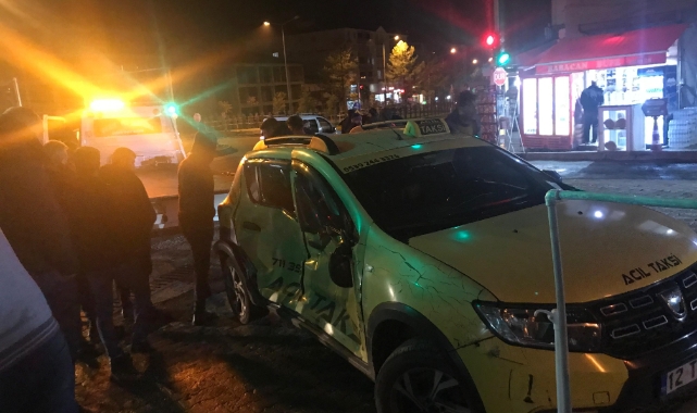 Solhan’da maddi hasarlı trafik kazası