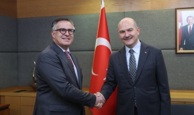 Süleyman Soylu, Romanya Büyükelçisi Tinca ile görüştü
