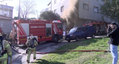 Sünger deposunda yangın