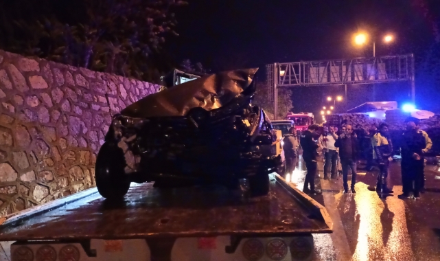 TEM'de 18 araçlık zincirleme kaza!