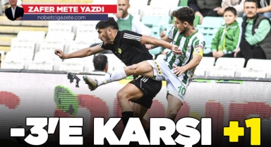 -3'e karşı +1