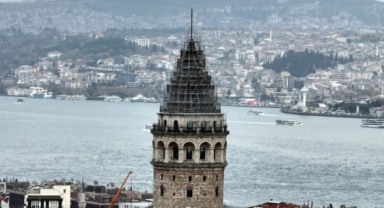 674 yıllık Galata Kulesi alemsiz kaldı