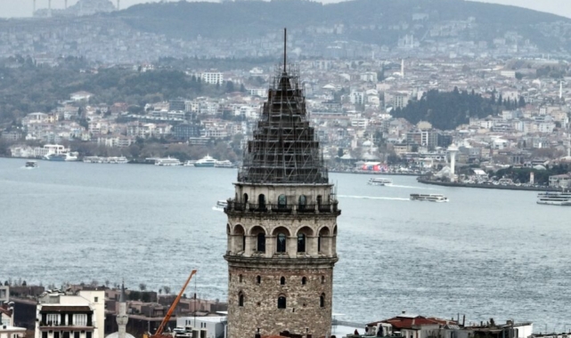 674 yıllık Galata Kulesi alemsiz kaldı