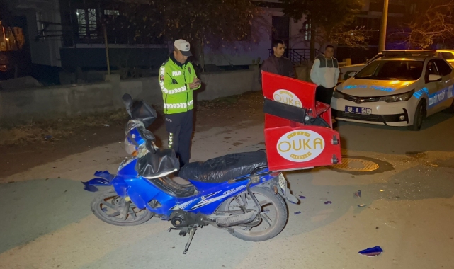 Aksaray'da motosiklet ile otomobil çarpıştı: 1 yaralı