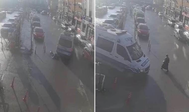 Ambulansın çarptığı kadın kurtarılamadı!