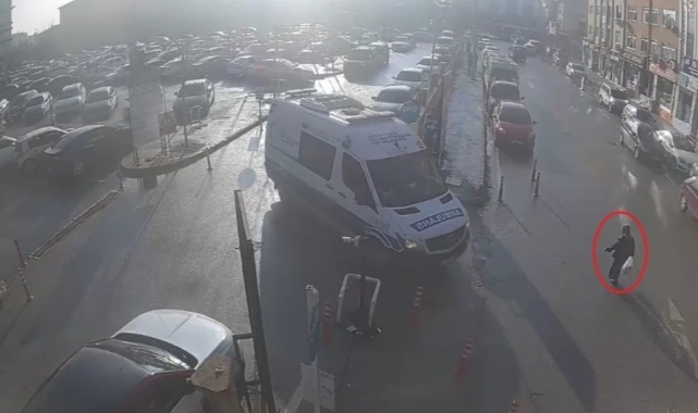 Ambulansın çarptığı yaşlı kadının acı sonu!