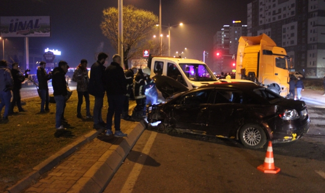 Araçlar karşı yola geçti, ortalık savaş alanına döndü