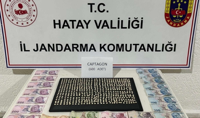 Arsuz’da 600 adet uyuşturucu ele geçirildi