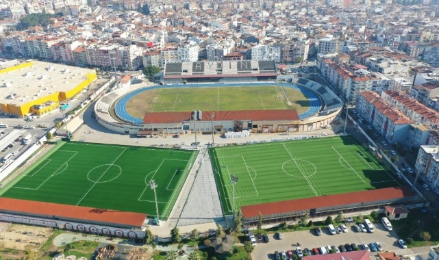 Aydın'da 73 yıllık stadın yıkım süreci başladı