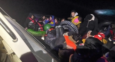 Ayvacık açıklarında kaçak göçmen operasyonu