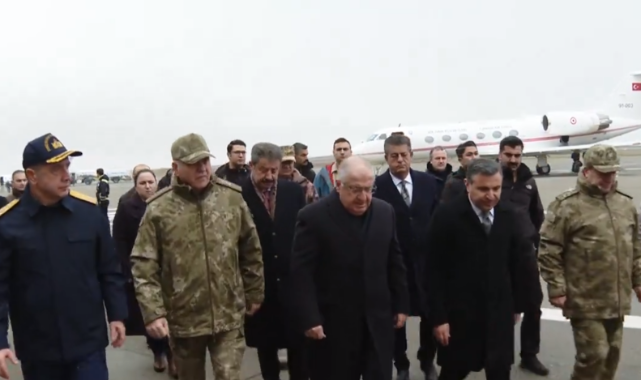 Bakan Güler, Irak sınır hattına gitti!