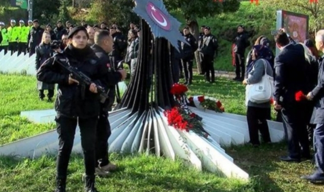 Beşiktaş'taki terör saldırısında şehit düşenler için tören düzenlendi