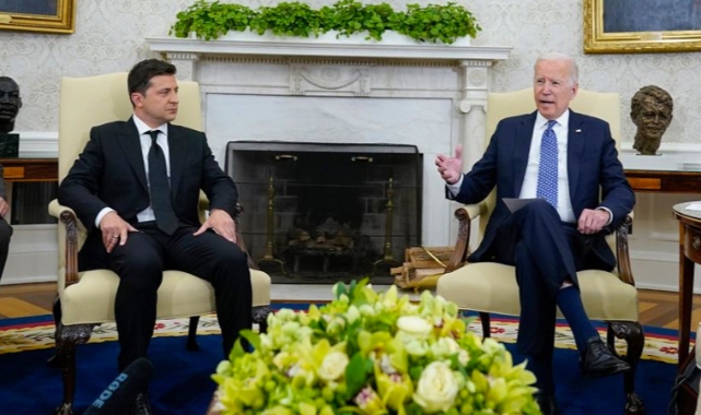 Biden ve Zelenskiy, Beyaz Saray’da bir araya geldi