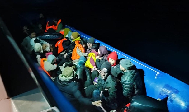 Bodrum açıklarında 156 düzensiz göçmen yakalandı