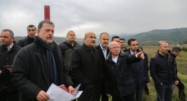 Bursa'da 5 yeni hastane için yerinde inceleme