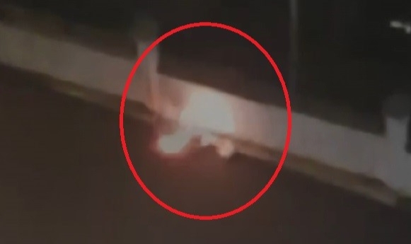 Bursa'da camdan atılan valiz bomba paniğine sebep oldu